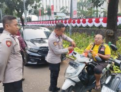 Merah Putih untuk Negeri, Polisi Ajak Warga Sawah Besar,  Tanamkan Jiwa Bhineka Tunggal Ika