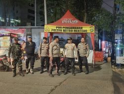 Cegah Tawuran dan Curanmor, Patroli Cipkon Menteng Sisir Perbatasan Kwitang-Kalipasir