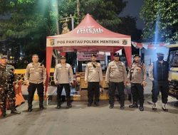Cegah Gangguan Malam, Patroli Cipkon Menteng Sisir Perbatasan Tenggulun