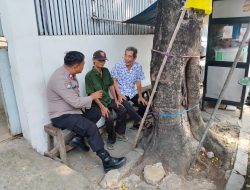Sambang Humanis Bhabinkamtibmas, Sinergi Bersama Tokoh Masyarakat Jaga Kemayoran Aman