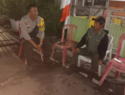 Sambangi Petugas Ronda, Bripka Ferly Ajak Warga Serdang Bersinergi Ciptakan Keamanan