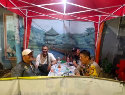 Bhabinkamtibmas Bersama Warga Jaga Perbatasan Kalipasir dari Rawan Tawuran