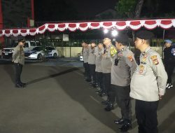 Polsek Metro Menteng Rutin Gelar Apel Patroli Cipkon Cegah Kejahatan Jalanan