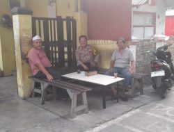 Bhabinkamtibmas Utan Panjang Jalin Silaturahmi dengan Warga RW 04