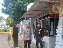 Panit Samapta Polsek Sawah Besar Pantau Kamtibmas Hari Libur, Di PT. Pos Indonesia