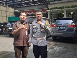Sambang Perhotelan Bhabinkamtibmas Kartini Berikan Dukungan Kepada Satpam