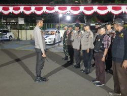 Polsek Metro Menteng Gelar Apel Patroli Cipkon Antisipasi Malam Libur