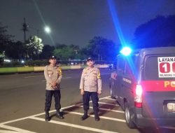 Patroli Strong Point di Kemayoran, Polisi Pastikan Situasi Aman