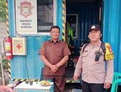 Bhabinkamtibmas Sambangi Proyek Gedung Indonesia Satu, Tekankan Kewaspadaan Kamtibmas