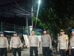 Patroli Cipta Kondisi Jelang Pagi, Polsek Johar Baru Antisipasi Gangguan Kamtibmas