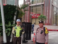 Bhabinkamtibmas Gondangdia Perkuat Sinergi Keamanan di Gedung Sinarmas Land