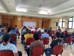 Tiga Pilar Karet Tengsin, Rakor Sosialisasi Pra Penataan PKL dan Parkir Liar di Sepanjang Jl. Abdul Jalil dan Jl. RM. Margono