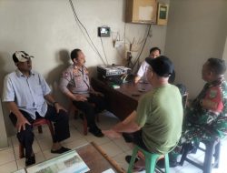 Polisi Sambangi Pasar Nangka, Ajak Pedagang Jaga Keamanan Lingkungan
