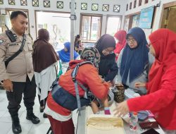 Pelayanan Polsek Sawah Besar Hadir Dalam Giat Bakti Kesehatan di Gunung Sahari Utara
