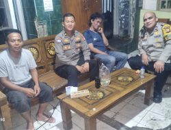 Polsek Metro Tanah Abang Sambangi Warga di Kampung Bali, Sampaikan Pesan Kamtibmas