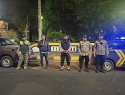Patroli Cipkon Menteng Pastikan Jalan Teuku Umar Tetap Kondusif