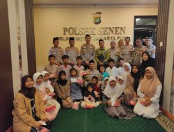 Polsek Senen Gelar Pengajian dan Santunan Anak Yatim Sambut HUT ke-80 RI