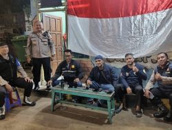 Kanit Intelkam Menteng Kontrol Satkamling Tambak Ujung, Cegah Tawuran Warga