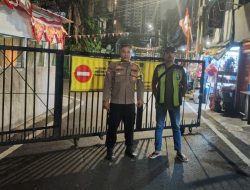 Polisi Sambangi Poskamling RW 06 Benhil Tanah Abang, Ajak Petugas Satkamling Terus Bersinergi Jaga Keamanan