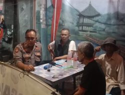 Kapolsubsektor Cut Mutia Hadir di Kalipasir, Jaga Keamanan Malam Hari Tetap Kondusif