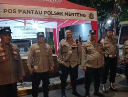 Dinihari, Patroli Cipkon Menteng Pantau Keamanan Perbatasan Menteng Tenggulun