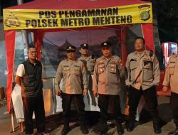 Patroli Cipkon Menteng Kawal Keamanan Dini Hari di Perbatasan Kwitang–Kalipasir