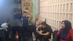 Bhabinkamtibmas Sambangi Gedung Absolut Fit, Ingatkan Security Waspada Guankamtibmas