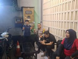 Bhabinkamtibmas Sambangi Gedung Absolut Fit, Ingatkan Security Waspada Guankamtibmas