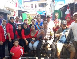 Lomba Meriahkan HUT RI ke-80 di Kampung Rawa, Polisi Hadir Beri Rasa Aman
