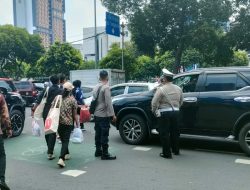 Patko 1051 Pengaturan Lalu lintas Di Jalan Veteran II, Memastikan Rangkaian HUT RI Ke 80 di Istana Negara Berjalan Kondusif