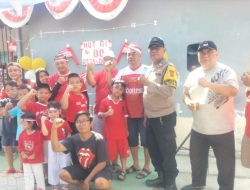 Bhabinkamtibmas Johar Baru Monitoring Lomba HUT RI ke-80