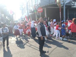 Bhabinkamtibmas Gunung Sahari Utara Dan Warga RW. 05, Meriahkan HUT RI ke-80
