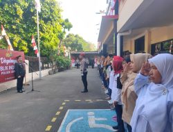 Upacara Bendera Peringati HUT RI ke-80 Di Polsek Senen Berlangsung Khidmat