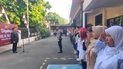 Upacara Bendera Peringati HUT RI ke-80 Di Polsek Senen Berlangsung Khidmat