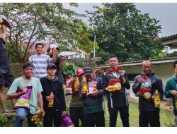 Ketahanan Nasional Desa Cibalok: Proyek Sosial Penaburan 100.000 Benih Ikan di Sungai Cibalok