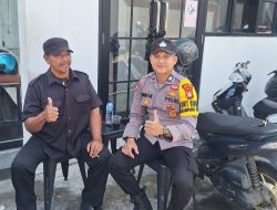 Satukan Langkah, Polisi dan Warga RW 07 Kampung Rawa Jaga Keamanan Lingkungan
