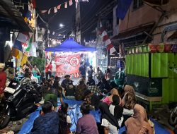 Bhabinkamtibmas Hadiri Tasyakuran HUT RI ke-80 di RW 08 Kelurahan Kartini