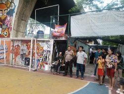Pengamanan Turnamen Futsal Meriahkan HUT RI ke-80 di Karang Anyar
