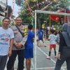 Bhabinkamtibmas Pegangsaan Kawal Lomba Futsal Remaja Semarakkan HUT RI ke-80