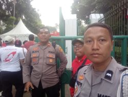 Polsek Metro Menteng Amankan Doa Bersama dan Deklarasi Rakyat HKBP di Tugu Proklamasi