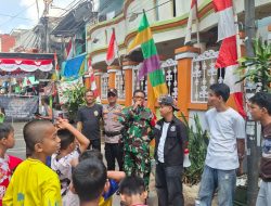 Sinergi Polisi, TNI, dan Warga Kawal Lomba Futsal Kemerdekaan di Kampung Rawa