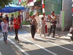 Semarak Kemerdekaan, Polisi Hadir Kawal Lomba Warga di Kampung Rawa