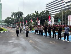 Apel Pengamanan Demo Mahasiswa, Polsek Sawah Besar Siaga Penuh