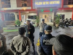 Apel Patroli 3 Pilar, Polsek Metro Menteng Perketat Antisipasi Guankamtibmas Malam Hari