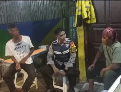 Bhabinkamtibmas Cikini Sambangi Satkamling, Ingatkan Warga Waspada Dini Hari