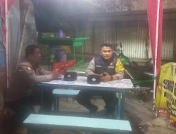 Pantau Perbatasan, Bhabinkamtibmas Cikini Antisipasi Tawuran Warga di Kalipasir