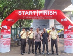 Bhabinkamtibmas Sambangi Kantor PT KAI, Ajak Security Tingkatkan Patroli Cegah Curanmor