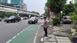 Bhabinkamtibmas dan Patroli Polsek Kemayoran Gelar Strong Point Antisipasi Tawuran dan Curanmor