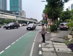 Bhabinkamtibmas dan Patroli Polsek Kemayoran Gelar Strong Point Antisipasi Tawuran dan Curanmor
