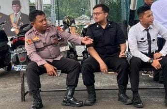 Polsek Cempaka Putih Sambangi Petugas Rutan Salemba, Perkuat Koordinasi Jaga Keamanan